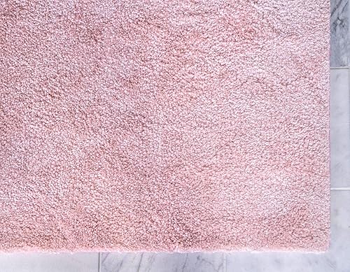 Miniatura 8 de Unique Loom Colección Solo - Alfombra Calabasas (5 pies 3 pulgadas x 7 pies 7 pulgadas, rectangular, color rosa)