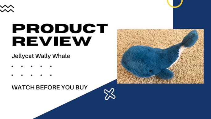 Amazon.com: Jellycat Wally Whale Stuffed Animal, Medium 14