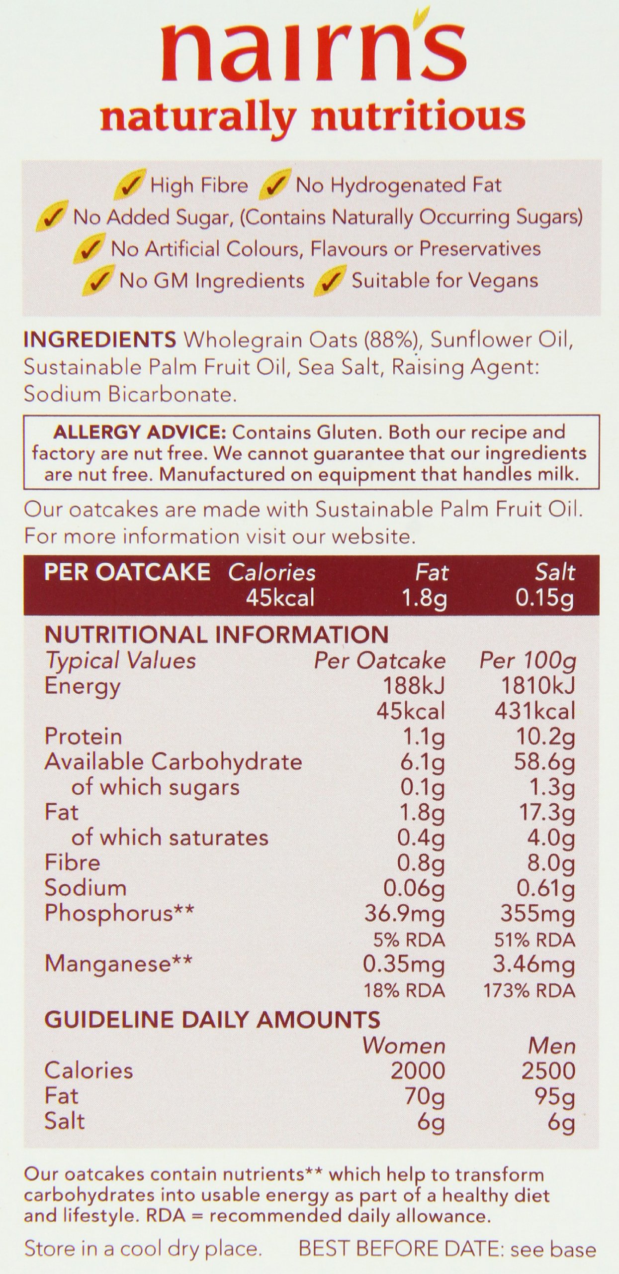 Traditional Rough Oatcake 291g