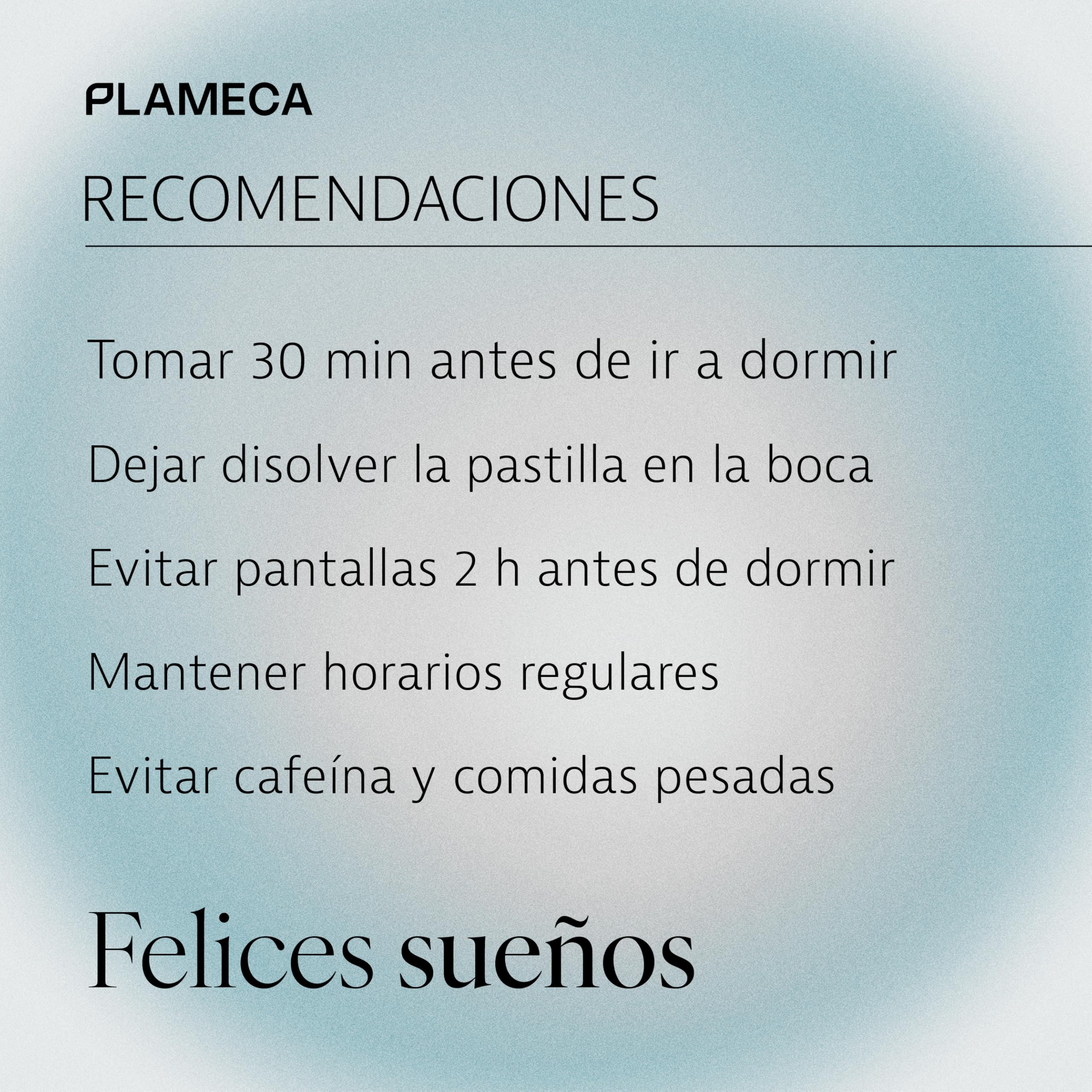 PLAMECA Melanoctina ¡A dormir en un plis!, Melatonina Pura de Rápida Absorción (60 Comprimidos Sublinguales)