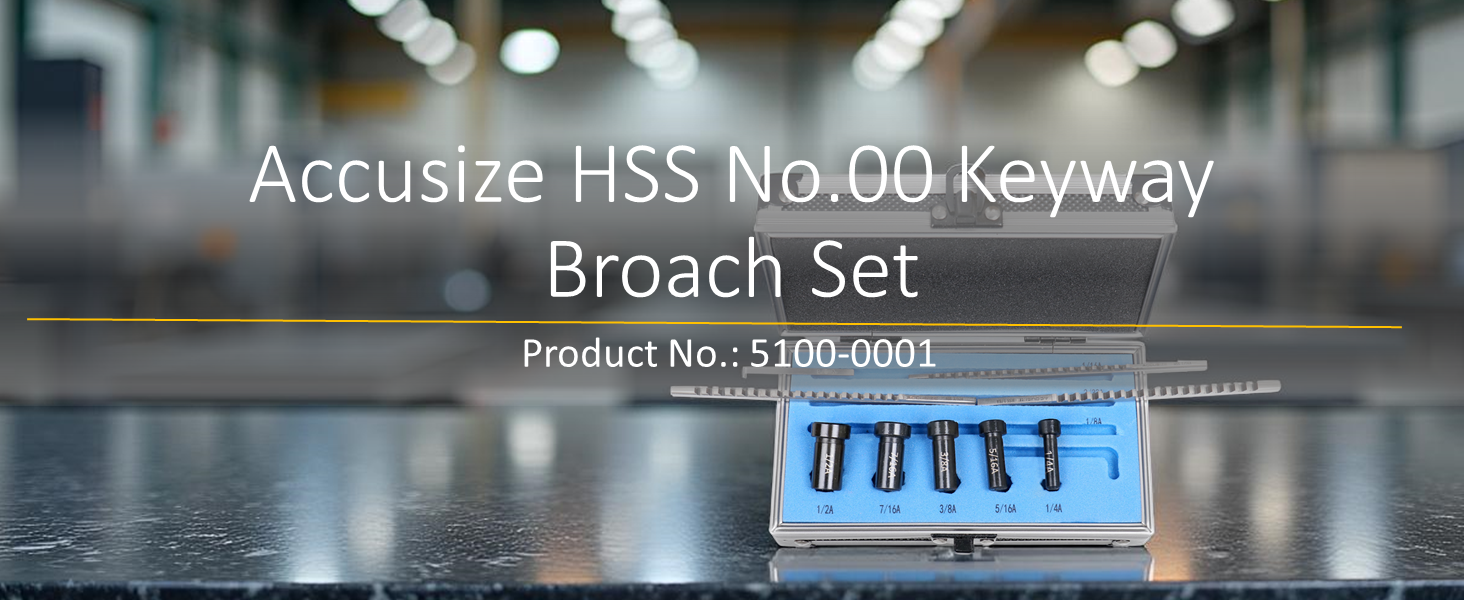 Amazon.com: Accusize Industrial Tools No.00 Hss Keyway Broach
