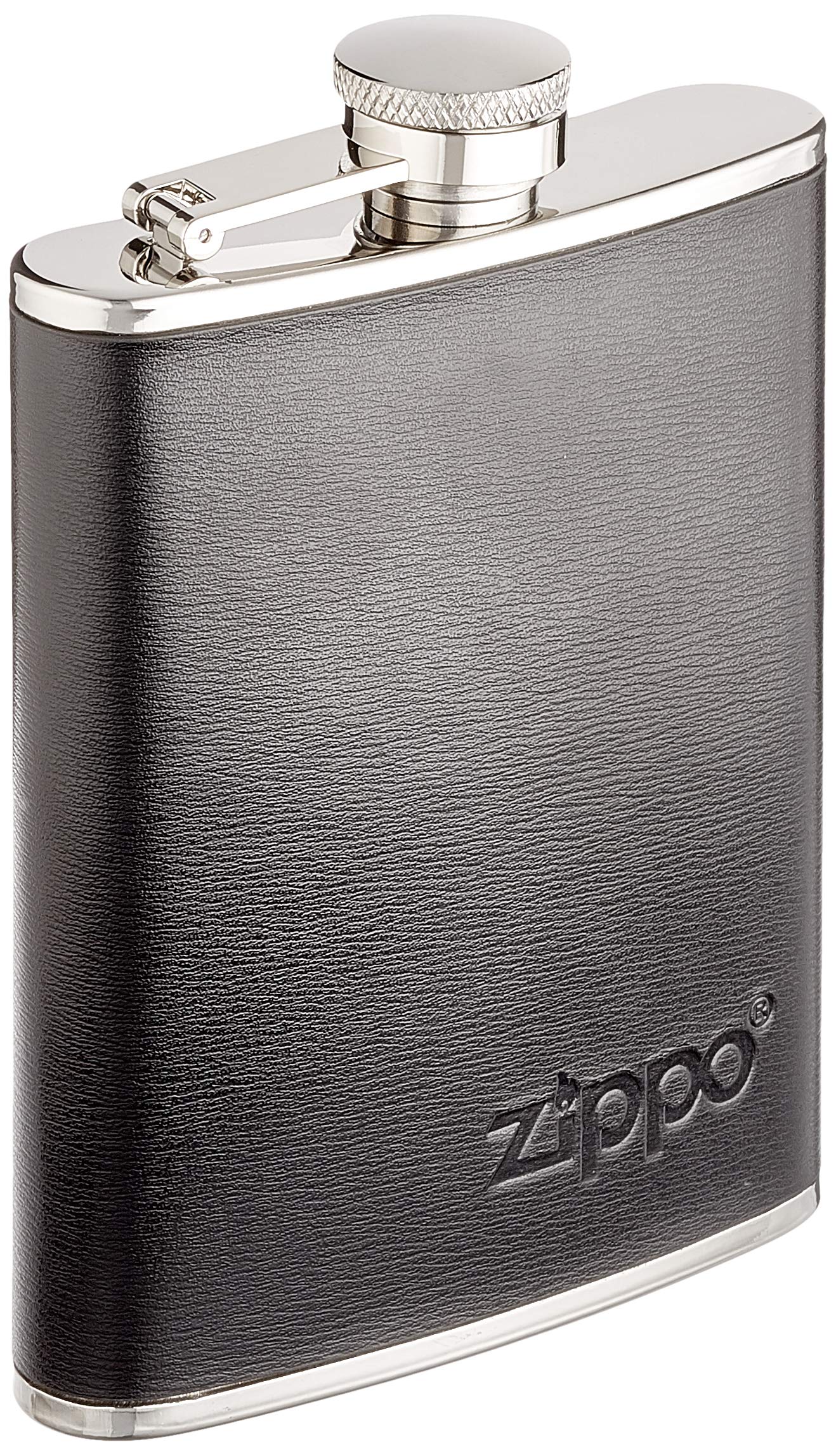 Zippo in Pelle Avvolto fiaschetta, Moka, 170,1 Gram