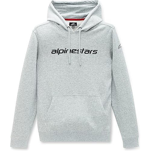 Alpinestars Linear Hoodie Grey Heather Md (1213-51670-1026-M)