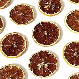 50+ Piece Dehydrated Lemon - Dried Lemon Slices - Dry Lemon - Decor Fruit - Bar ware - Cocktail Garnish - Lemon Snack - Dehydrated Fruit