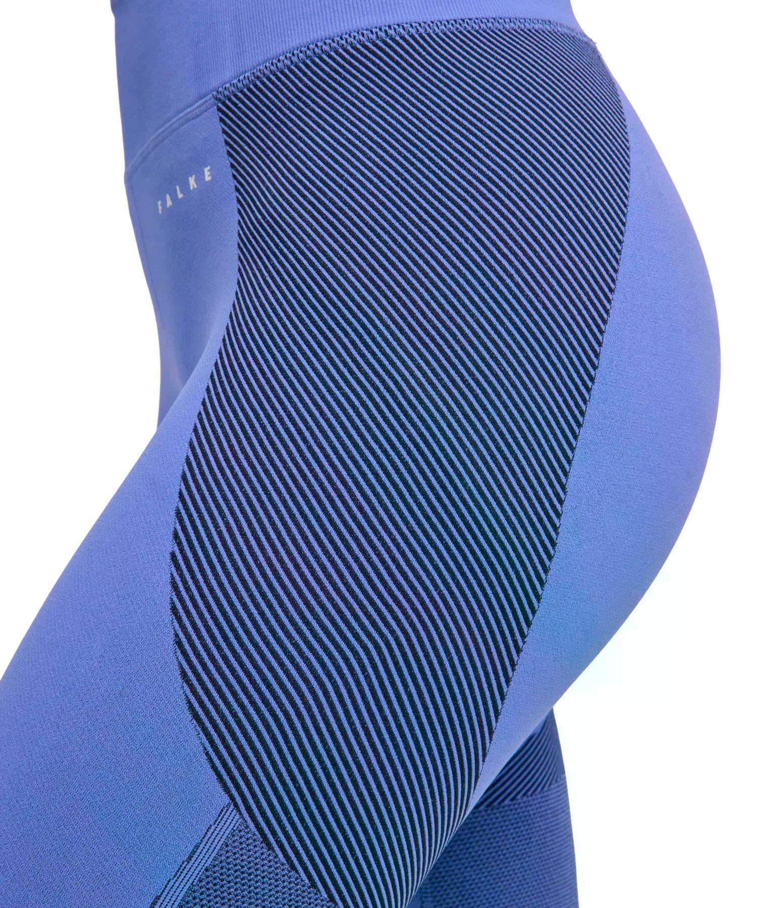 FALKE Damen CORE Long 2 Funktionshose Funktionshose hohe Taille druckfreier Komfortbund nahtlos lang elastisch bequem mit Schlüsseltasche atmungsaktives schnelltrocknendes Funktionsmaterial 1 Stück | für alle Workouts geeignet
