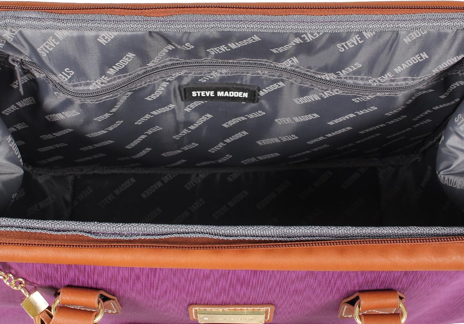 Steve Madden Designer-Gepckkollektion 4-teiliges Softside-Koffer-Set Reise-Set enthlt eine Tragetasche, 50,8 cm Handgepck, 61 cm und 71,1 cm Karierte Koffer - Image 7