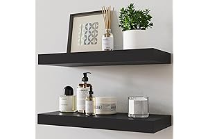 Black Floating Shelves, the Perfect Space-Saving Solution