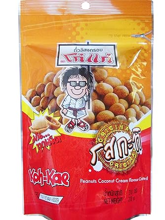 Koh-Kae Snack Peanut Coconut Cream Flavour Coated 210 g