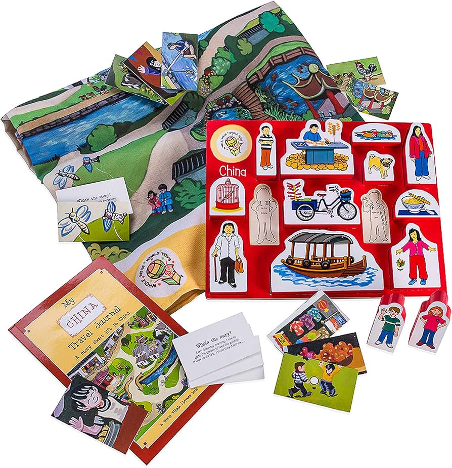 Amazon.com: World Village Playset China, Award-Winning Play Gift
