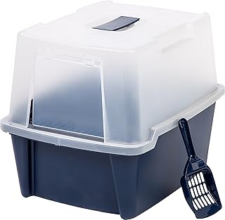 IRIS Large Navy Hooded Litter Pan