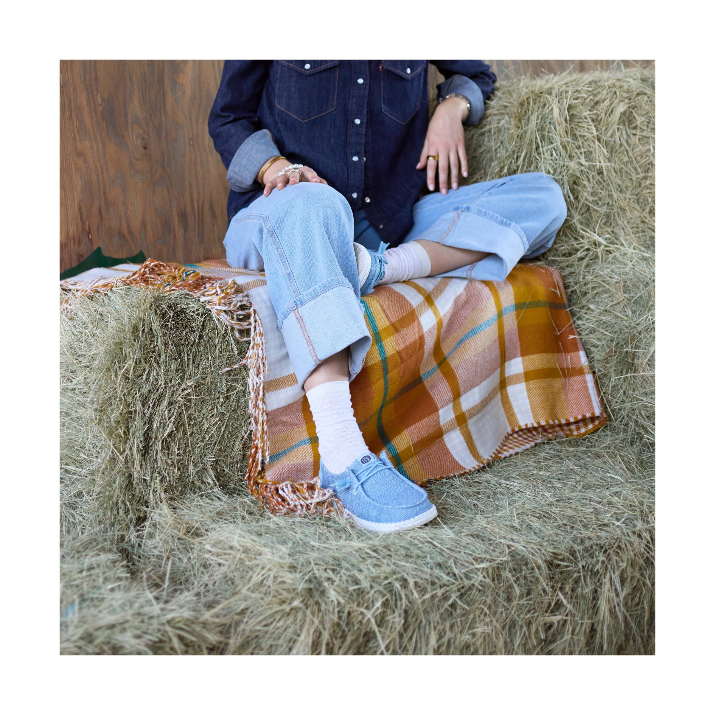 HEYDUDE - Wendy Stretch Sox - Baskets pour Femme - Chaussons avec Semelles Confortables - Style Mocassin