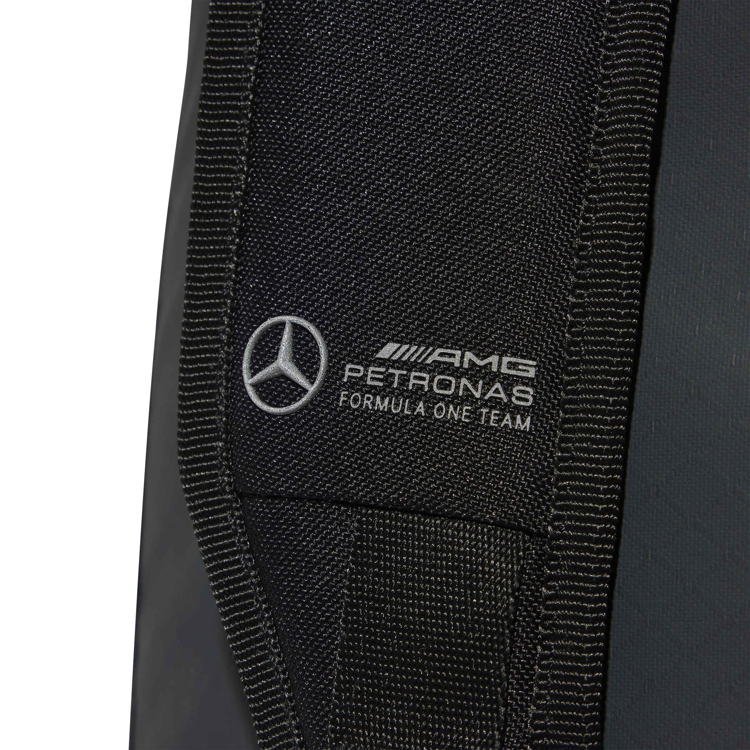 adidas Unisex Mercedes - AMG Petronas Formula ONE Team HYBRID Duffel, Carbon/Black/Reflective Silver, One Size