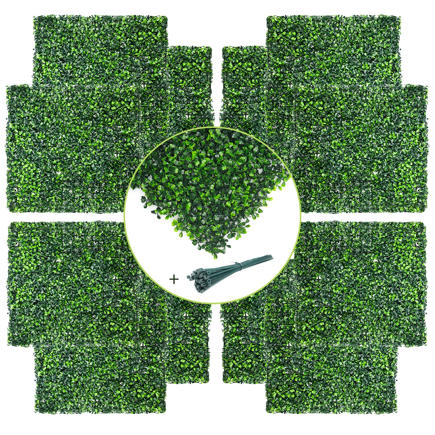 Buy LMQSCH Artificial Boxwood Hedge Grass Wall 12 PCS 20"X20"Privacy