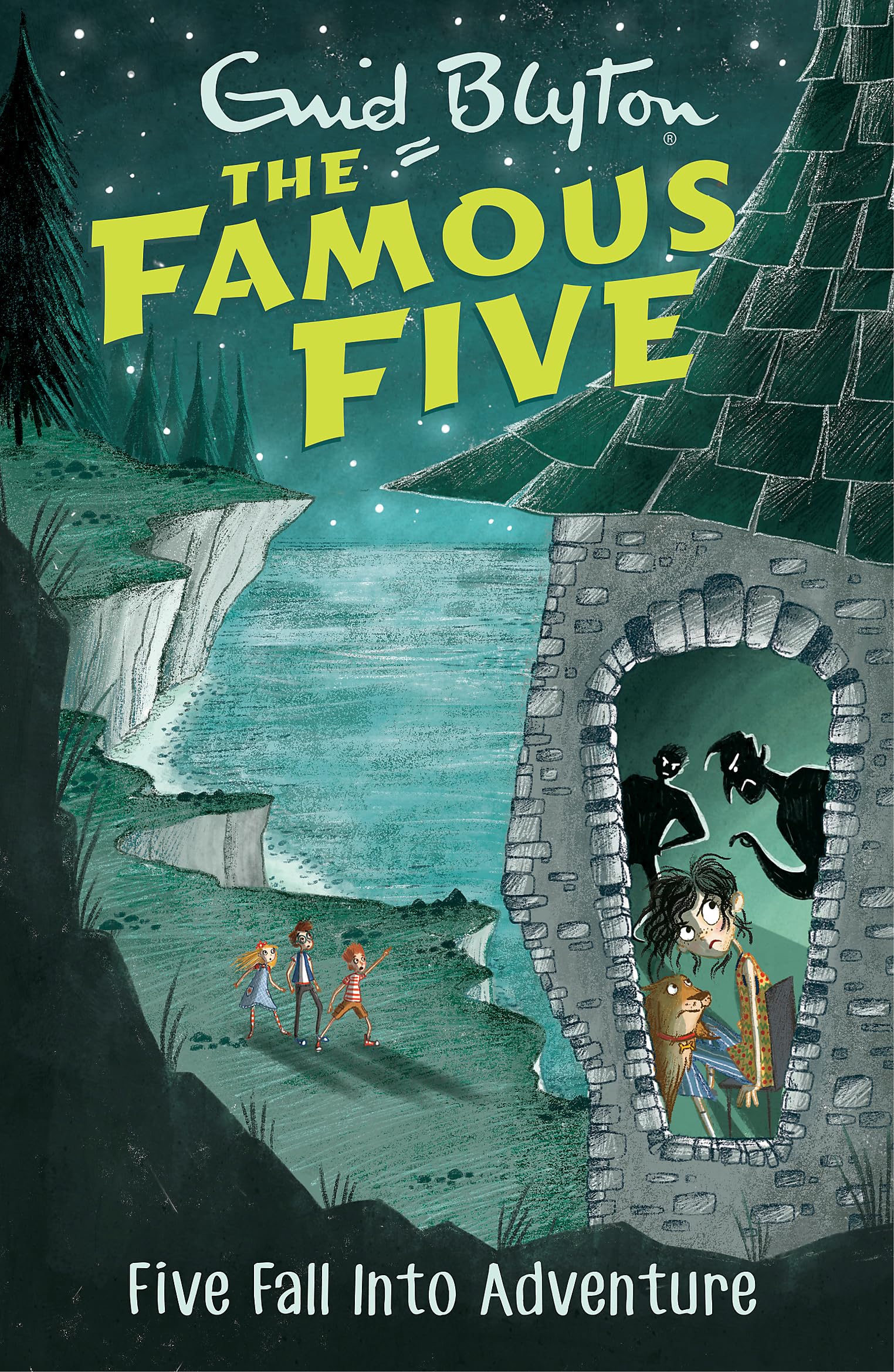 Famous Five Five Fall Into Adventure by Enid Blyton PAPERBACK 9781444935103
