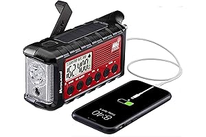Fospower Emergency Weather NOAA Radio, 2000mAh