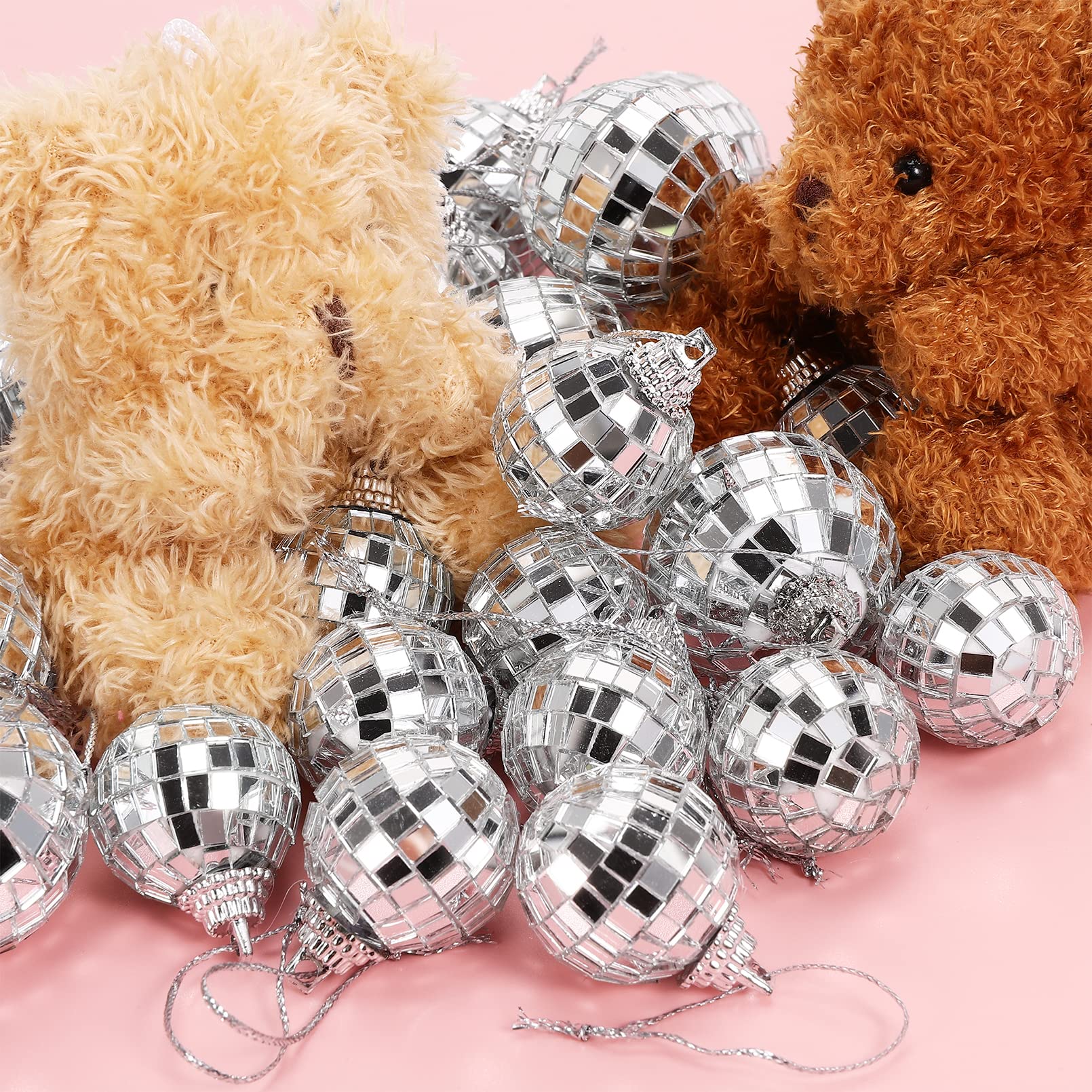 JOINPAYA 30 Pièces Miroir Boule Réfléchissante Boule À