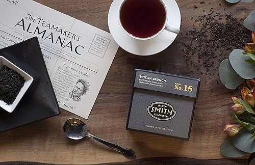 Vista 10 de Smith Teamaker - Jasmine Silver Tip No. 96, té verde perfumado con flores de jazmín, té verde de hoja completa con cafeína, sin azúcar, sin OMG, a