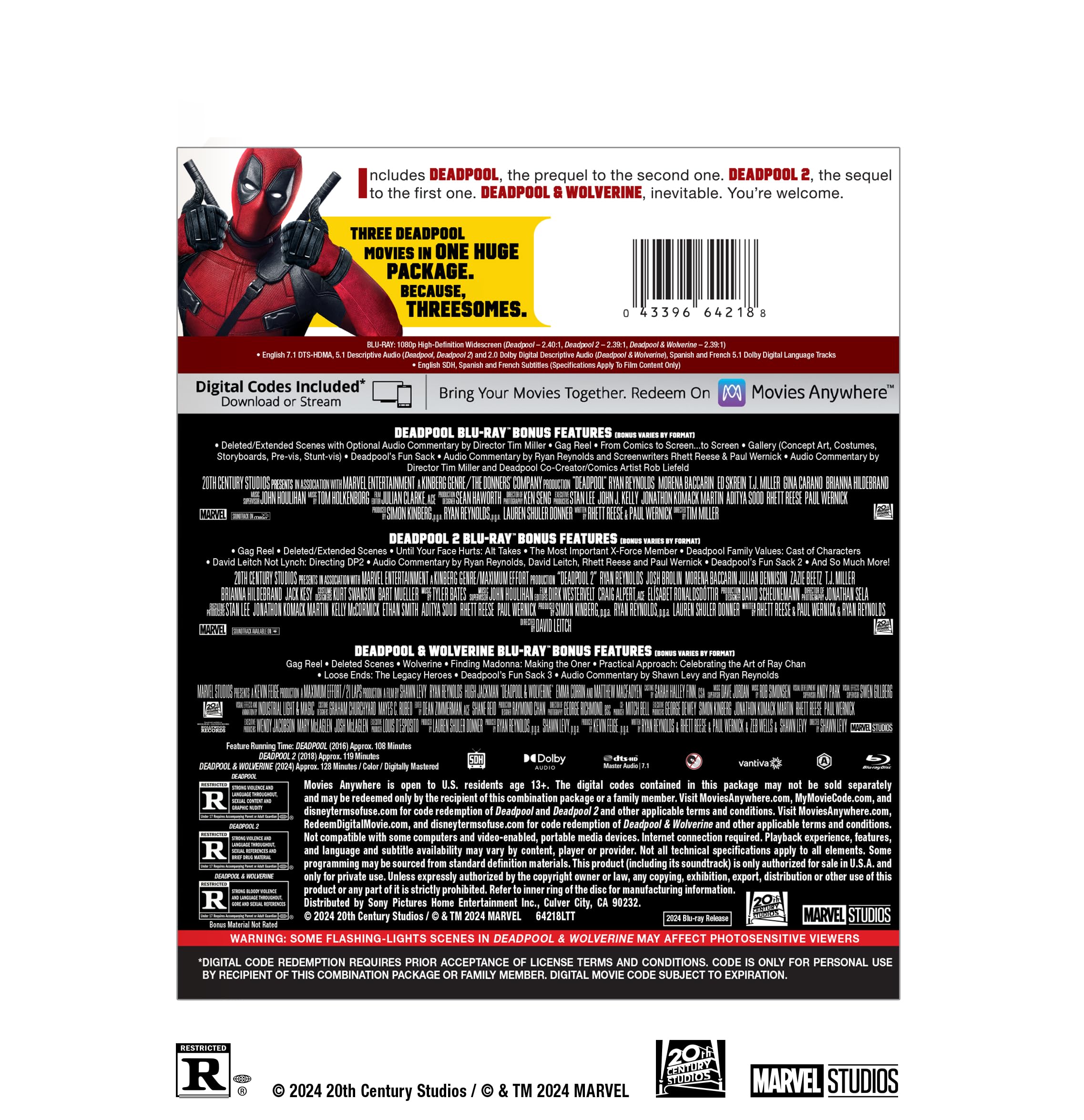Deadpool & Wolverine [Blu-Ray] (IMPORT) (Nessuna versione italiana)