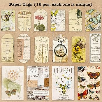 ジャンクジャーナル　junk journal雑記帳　エフェメラセット Junk Journal Assorted Ephemera Pack Craft Scrapbooking