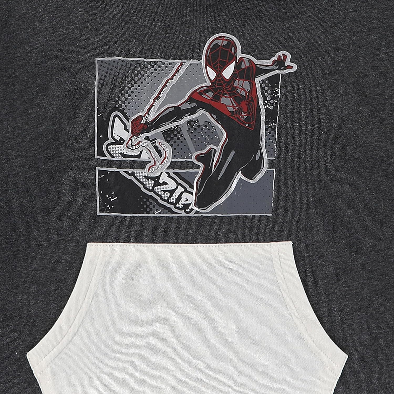 Marvel Spider-Man Miles Morales Boys Hooded Sweatshirt and Pants Set for Big Kids - Image 4