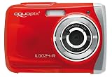 Aquapix W1024-R Splash Unterwasser Digitalkamera rot