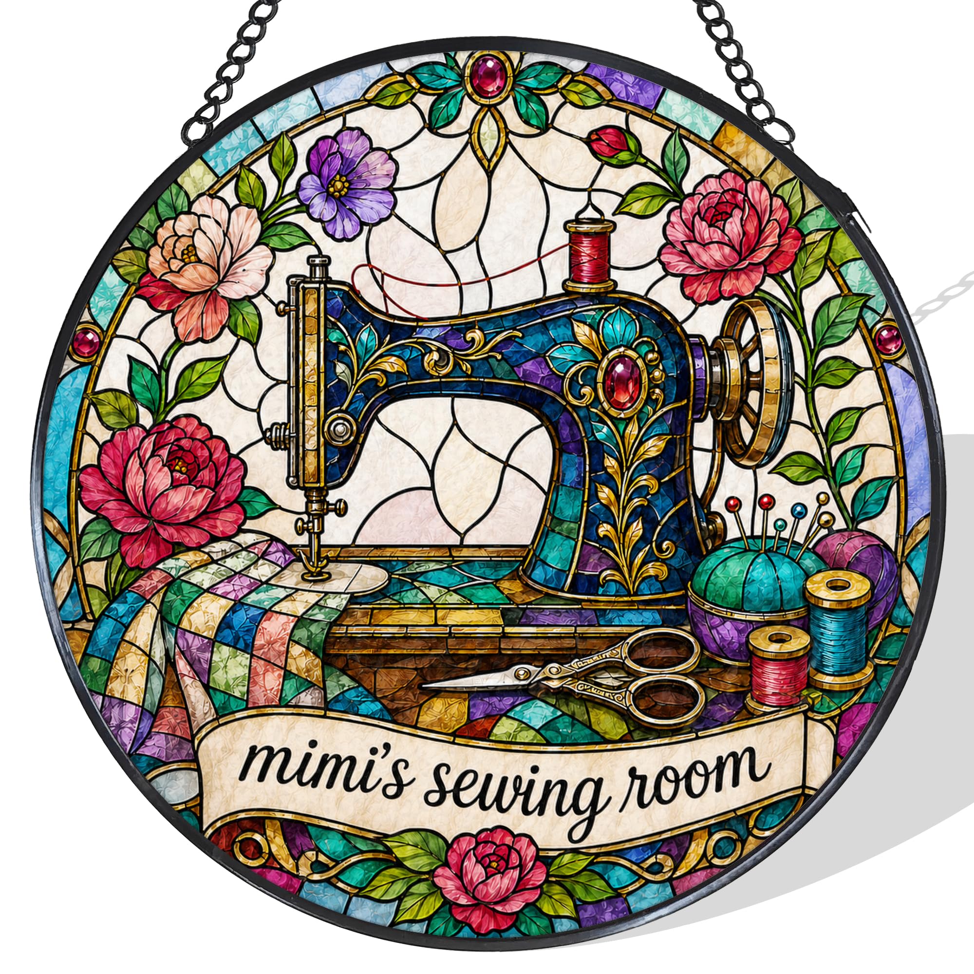 Stained Glass Sun Catcher - Sewing Gift for Quilters -21