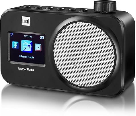 Dual 75183 nbsp IR 11 nbsp WiFi Internet Radio con display colori Wifi UpnP streaming audio ricerca rete automatica funzione sveglia Alimentazione Elettrica nero Dual 75183 nbsp IR 11 nbsp WiFi Internet Radio con display colori Wifi UpnP streaming audio ricerca rete automatica funzione sveglia Alimentazione Elettrica nero