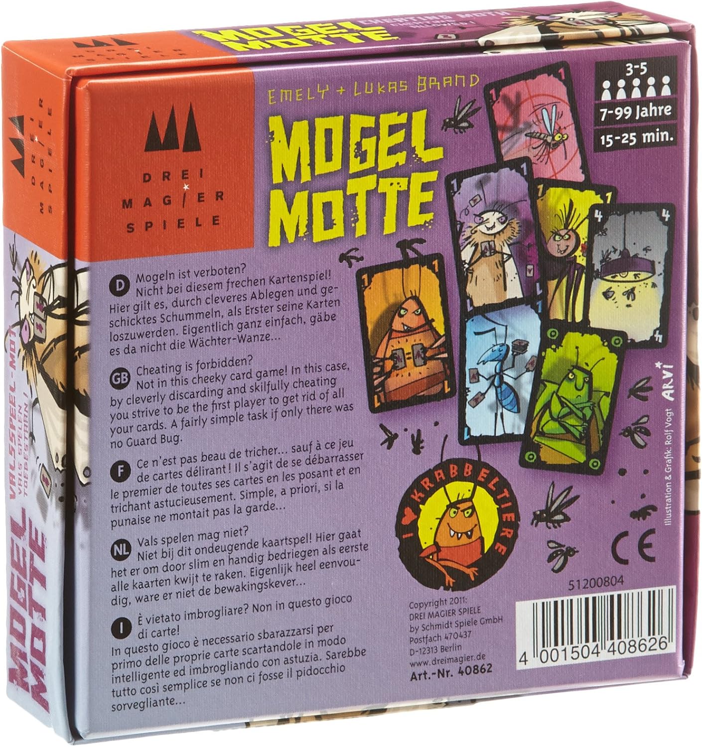 Amazon いかさまゴキブリ Mogel Motte カードゲーム トランプ おもちゃ
