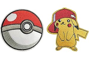 Anime Embroidered Patches Iron on or Sew on Patch Collection 2Pcs, Great...