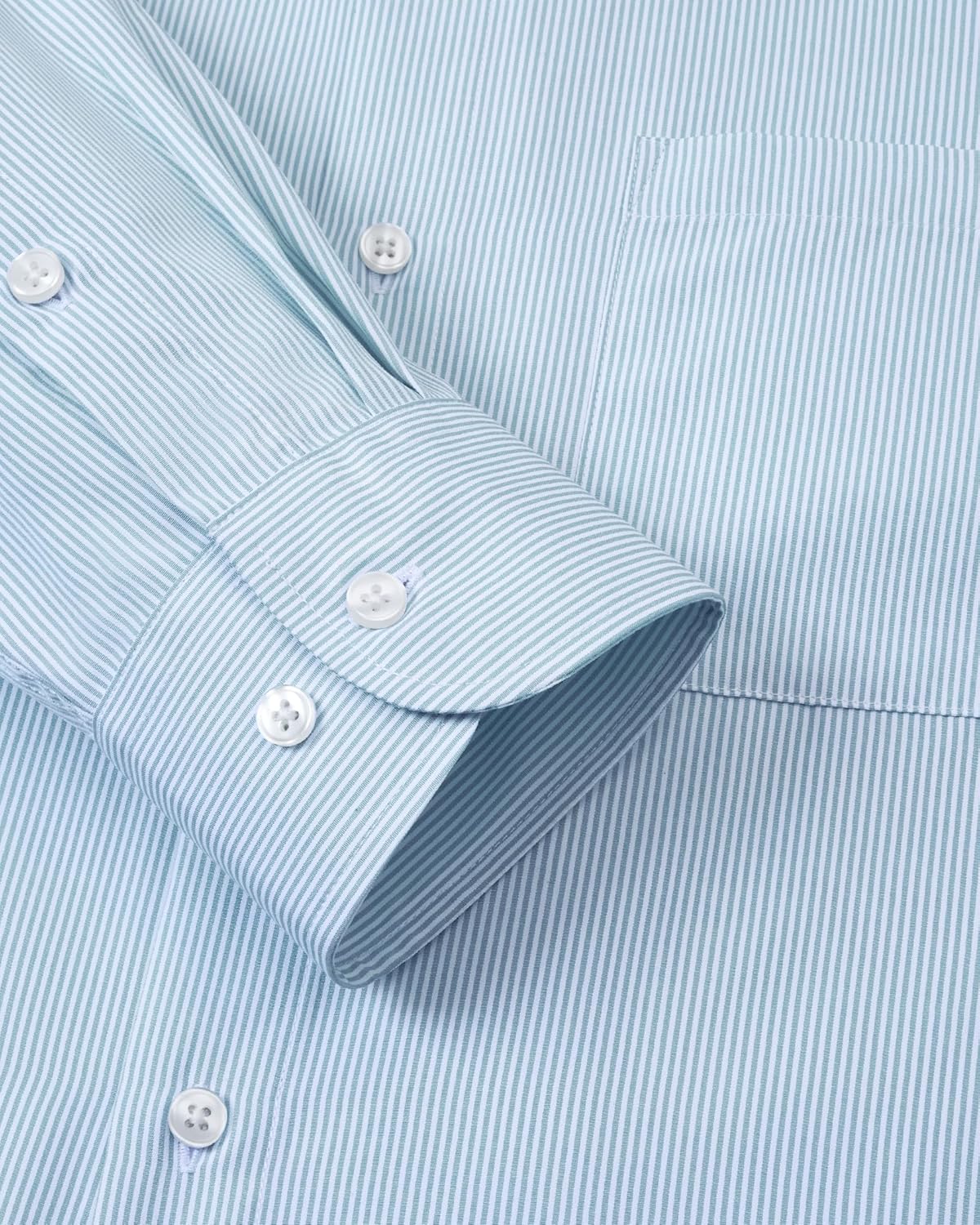 Alimens & Gentle Camisa social masculina listrada de manga longa casual de manga comprida com botões para negócios blusa popelina em promoção! Veja a oferta e mais achadinhos de Camisas 4 Hoje é o melhor dia para comprar Alimens & Gentle Camisa social masculina listrada de manga longa casual de manga comprida com botões para negócios blusa popelina com aquele preço maroto! Promoção! Aproveite a oferta! 4