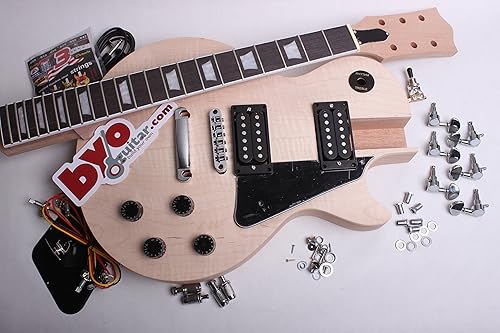 Kit de guitarra LP estándar con tapa de arce macizo