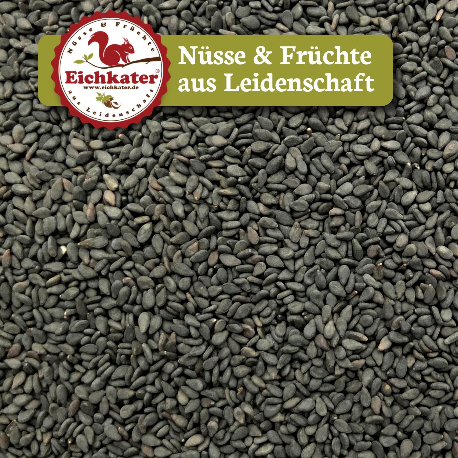 Eichkater Schwarzer Sesam Natur 6er-Pack (6x1000 g)