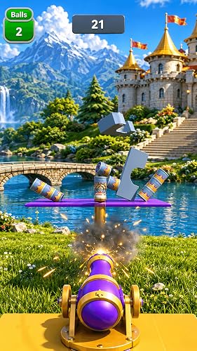 Royal Cannon Smash 3D Knock Out Fest Puzzle: Perfect Shot Blocks Stack Blast Shooting Adventure Fun Game – vue 6