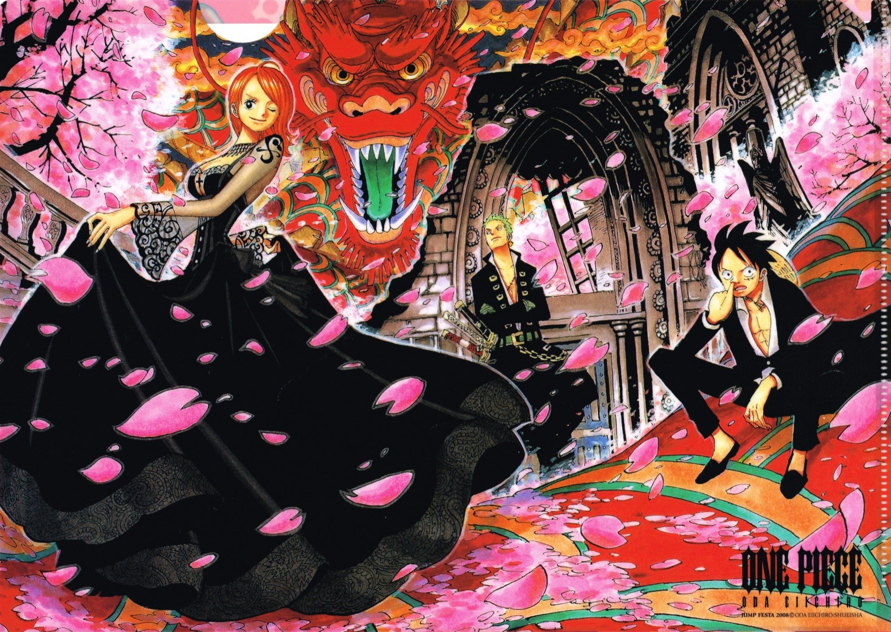 One PieceClear File JF2008 [Jump Festa 2008] ONE PIECE / Eiichiro Oda [Discontinued records out of products] (japan import)