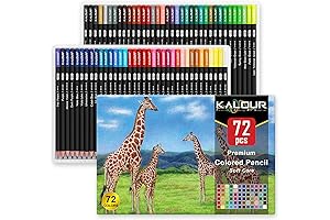 KALOUR 72 Count Premium Colored Pencils