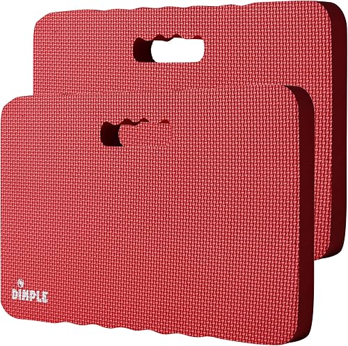 Miniatura 5 de Dimple Almohadilla para arrodillarse, de espuma gruesa de alta densidad, cómodas para jardinería, ejercicio de yoga, cojines de jardín, rodilleras
