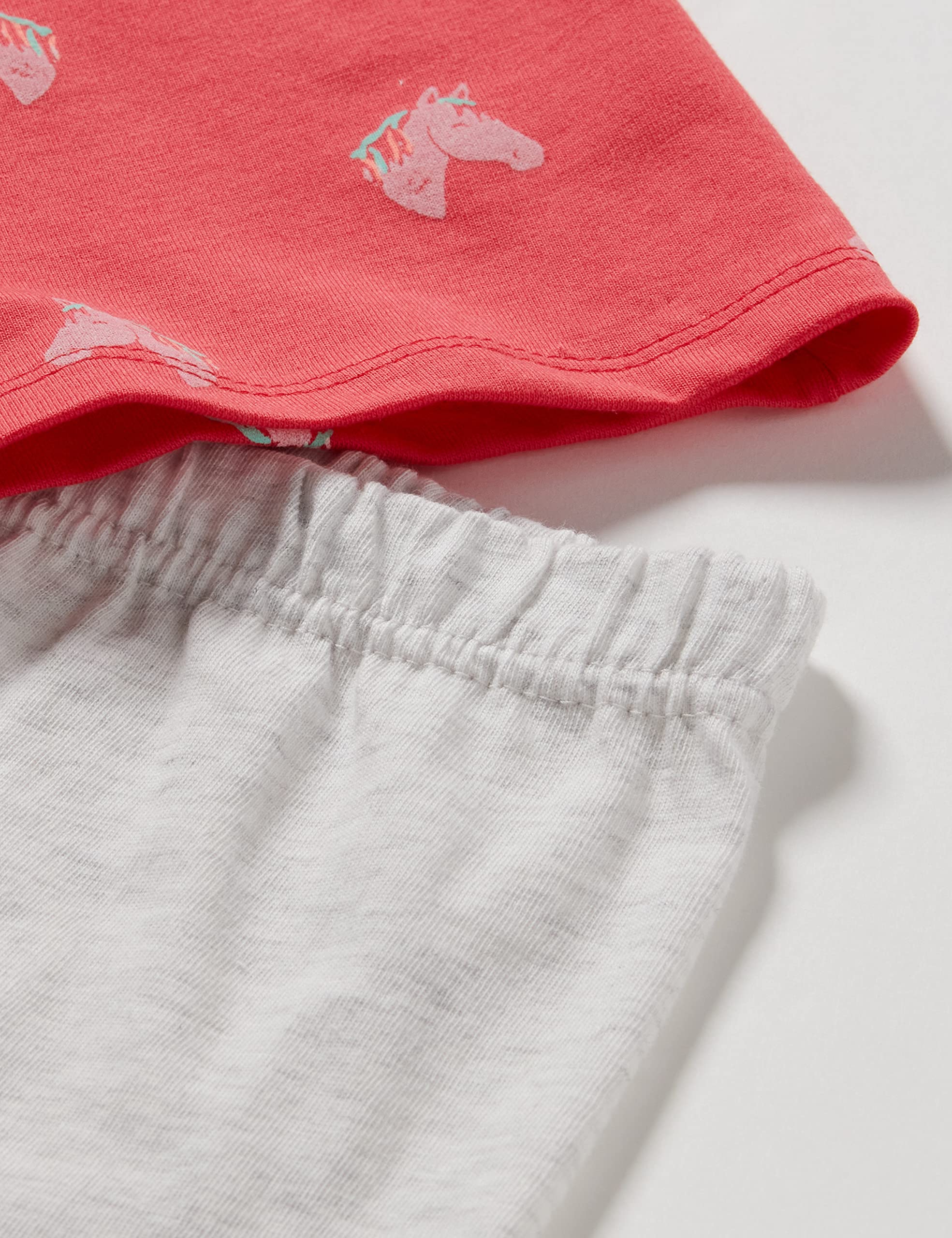 Sanetta Pigiama Corto Rosa Set Bambine e Ragazze