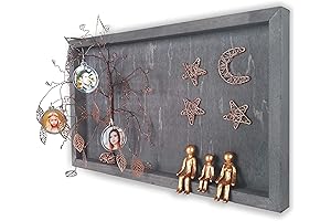 Willow Tree Go Family 3 Figurines Shadow Box Grandma Picture Frame Collages...