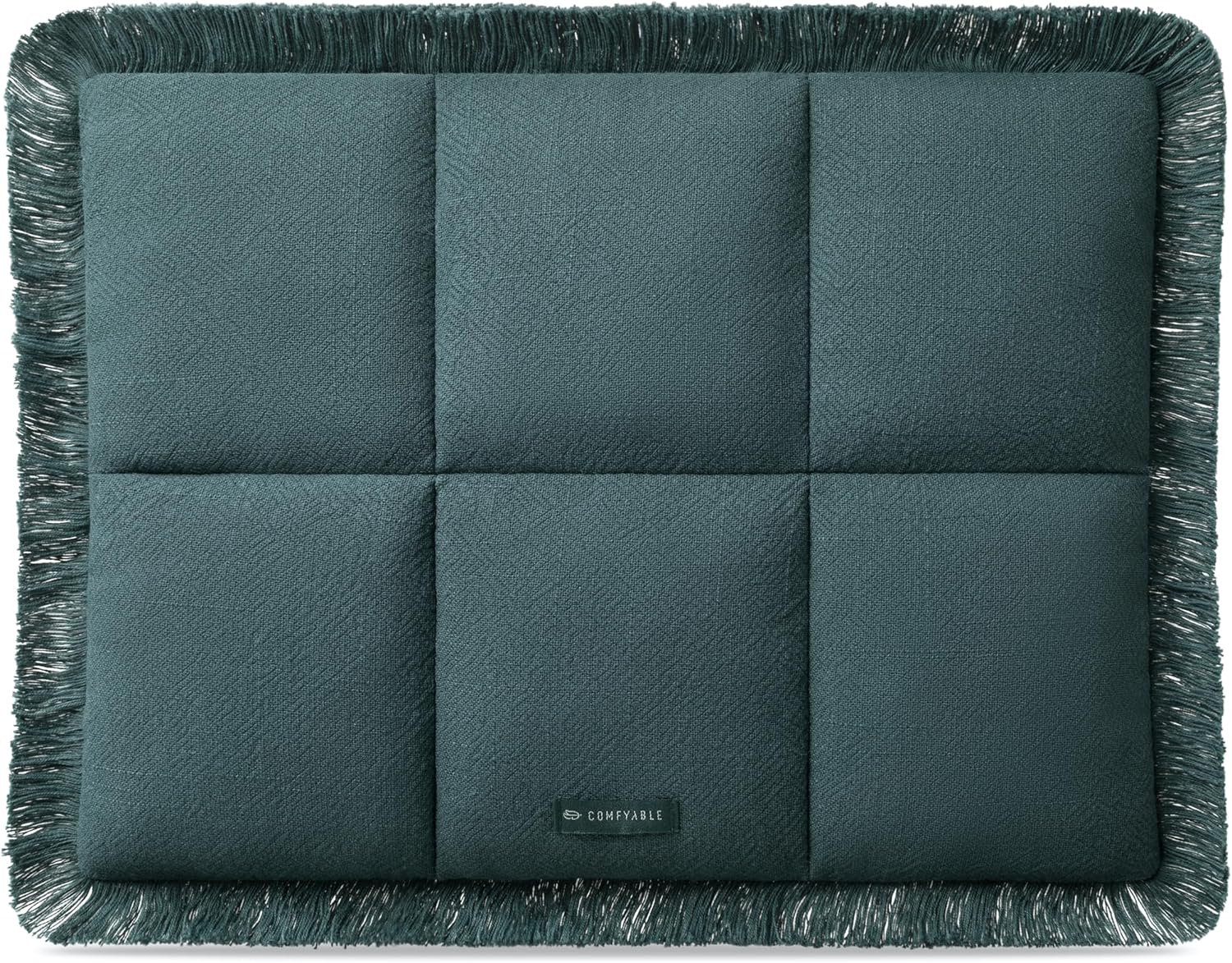 Comfyable Puffy Laptop Sleeve 16 15 14 13 Inch for Women, Compatible with MacBook Air 2025 & MacBook Pro M4 M3 2024, Quilted Linen Soft Puffer Case with Fringe for Computer, Natural Linen