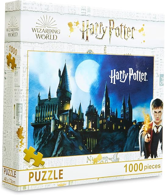 Harry Potter Jigsaw Puzzles, 1000 Piece Jigsaw Puzzle or 4 Puzzles in a Box, Harry Potter Gifts (1000 pcs)