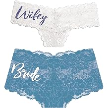 RhinestoneSash Bride Panties - Naughty Gifts for the Bride to Be - Wedding Night, Bridal Shower, Bachelorette Party Gift