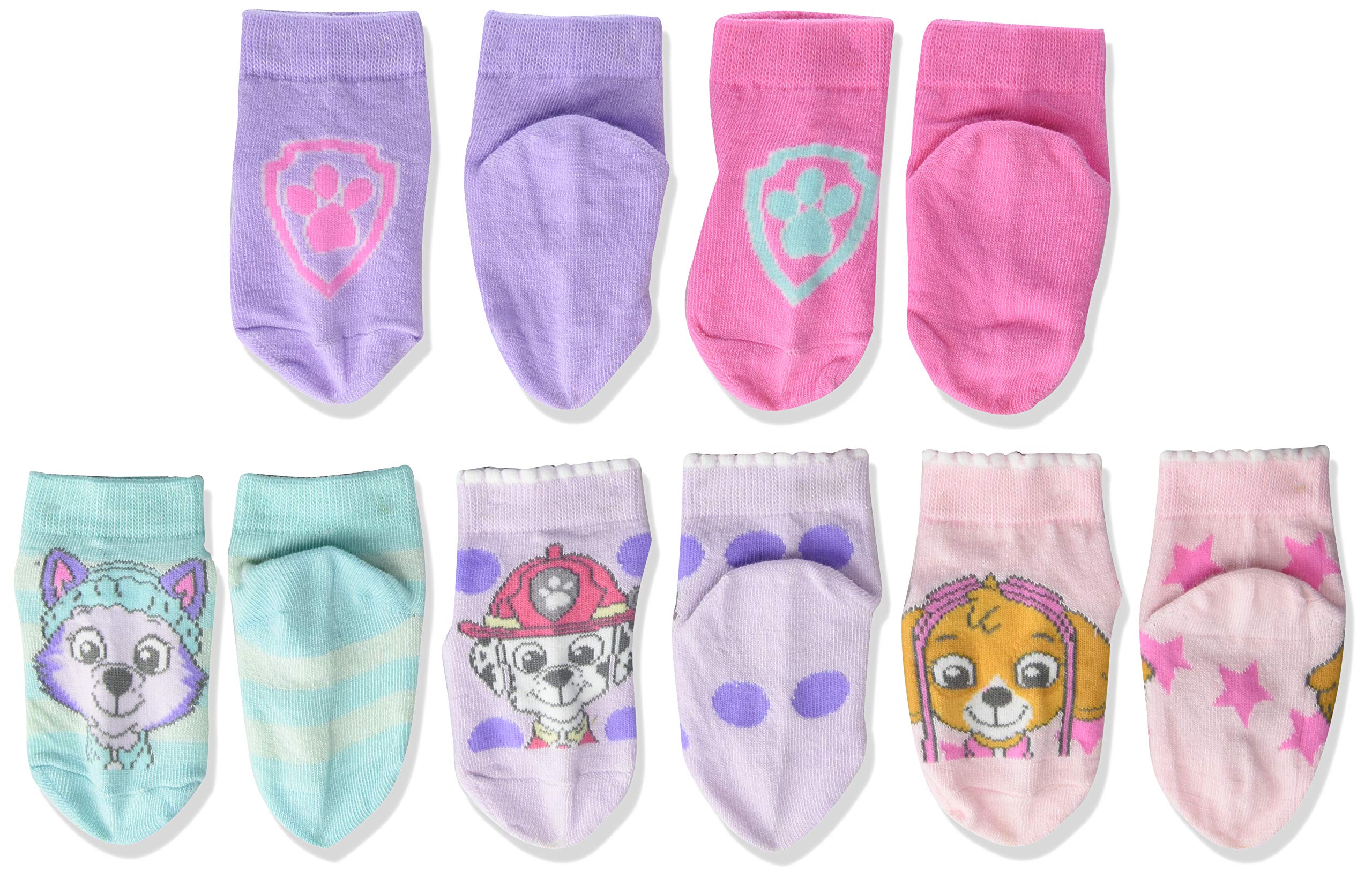 Nickelodeon baby boys Paw Patrol 5 Pack Shorty Casual Sock, Assorted Pastel, 12-24 Months US