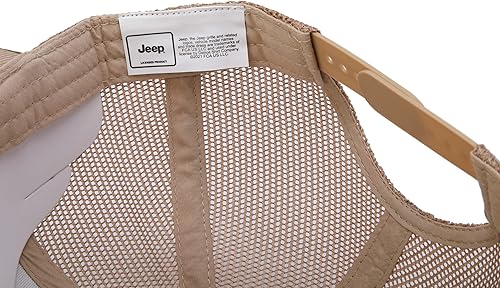 Miniatura 7 de Jeep Text Logo Camo Pattern Hook and Loop Tactical Snapback Hat