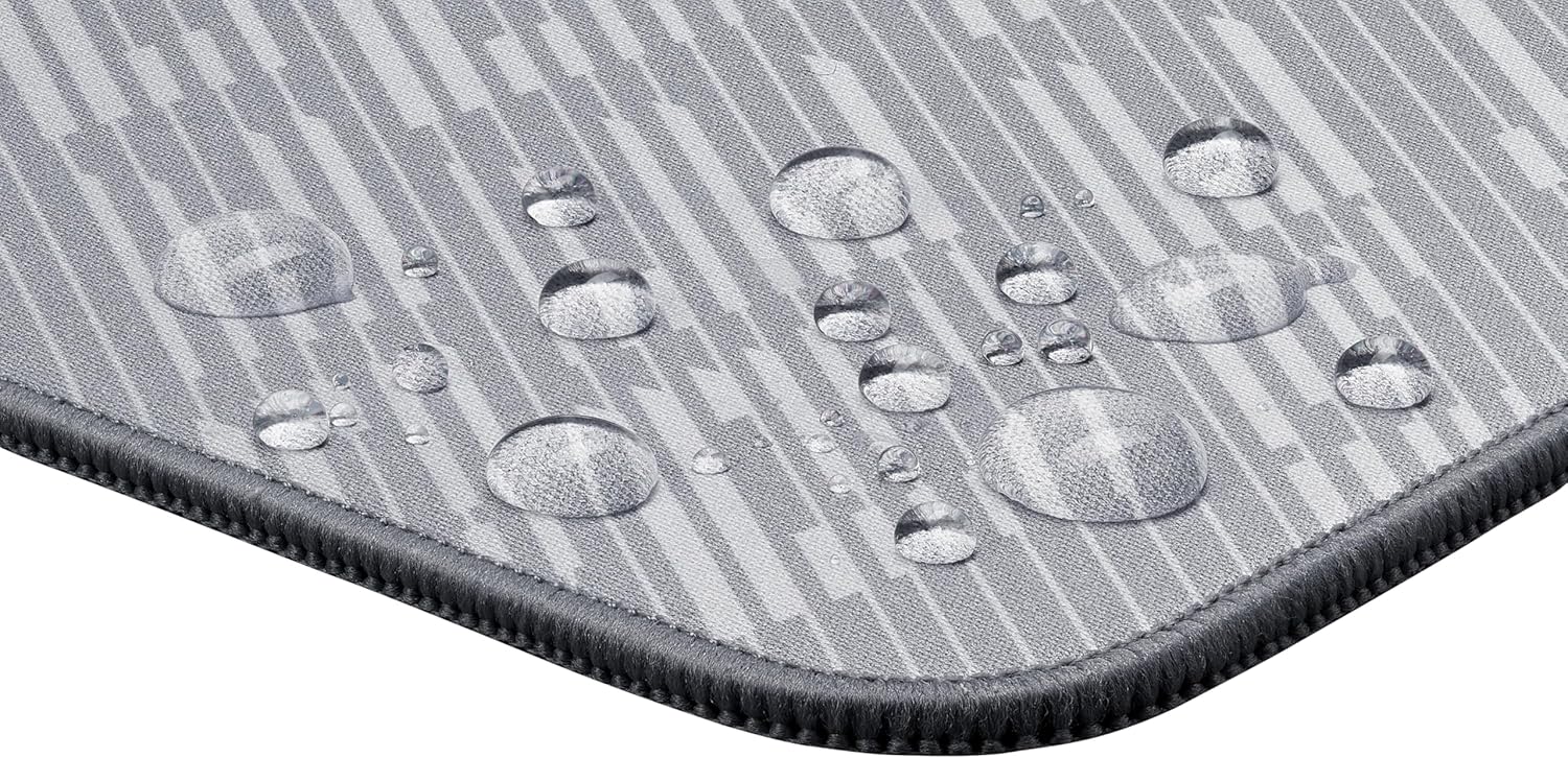 ASUS ROG Scabbard II Arctic Gray XXL Gaming Mouse Pad – 35.4��� x 15.7” (Extended/XXL Size), Soft Cloth Surface, Water/Oil/Dust-Resistant, Anti-Fray Edges, Non-Slip Base - Gray - Image 7