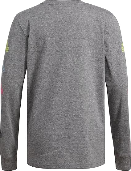 Amazon.com: adidas Boys' Long Sleeve Cotton Small BoS Logo T