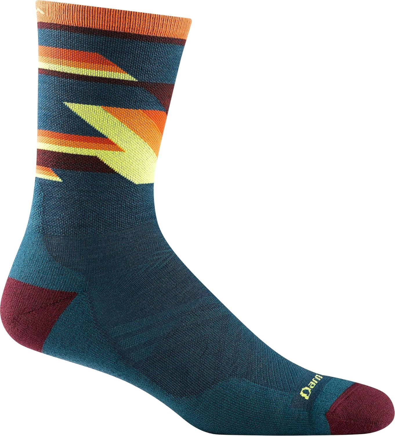 Darn Tough Men's Bolt Micro Crew Ultra-Lightweight with Cushion Running Sock (Style 1056) -