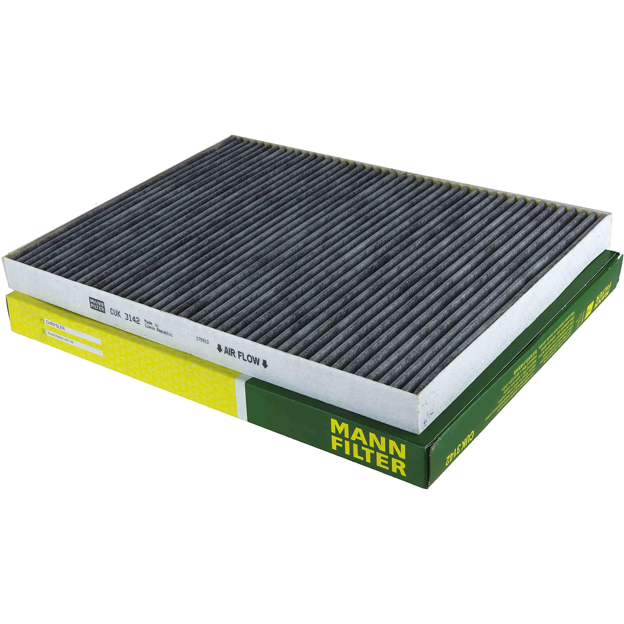 Paquete de inspección Kit de mantenimiento de filtros con filtro de aceite W 719/14, filtro de aire C 24 100, filtro de combustible PU 10 001 x, filtro de habitáculo CUK 3142, tornillo de