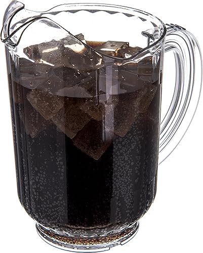Miniatura 2 de Carlisle FoodService Products Versapour - Jarra alta transparente para restaurantes, catering, cocinas, plástico, 60 onzas, transparente