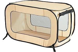 Beatrice Home Fashions Portable Dog Crate for Small Dogs 24 inch