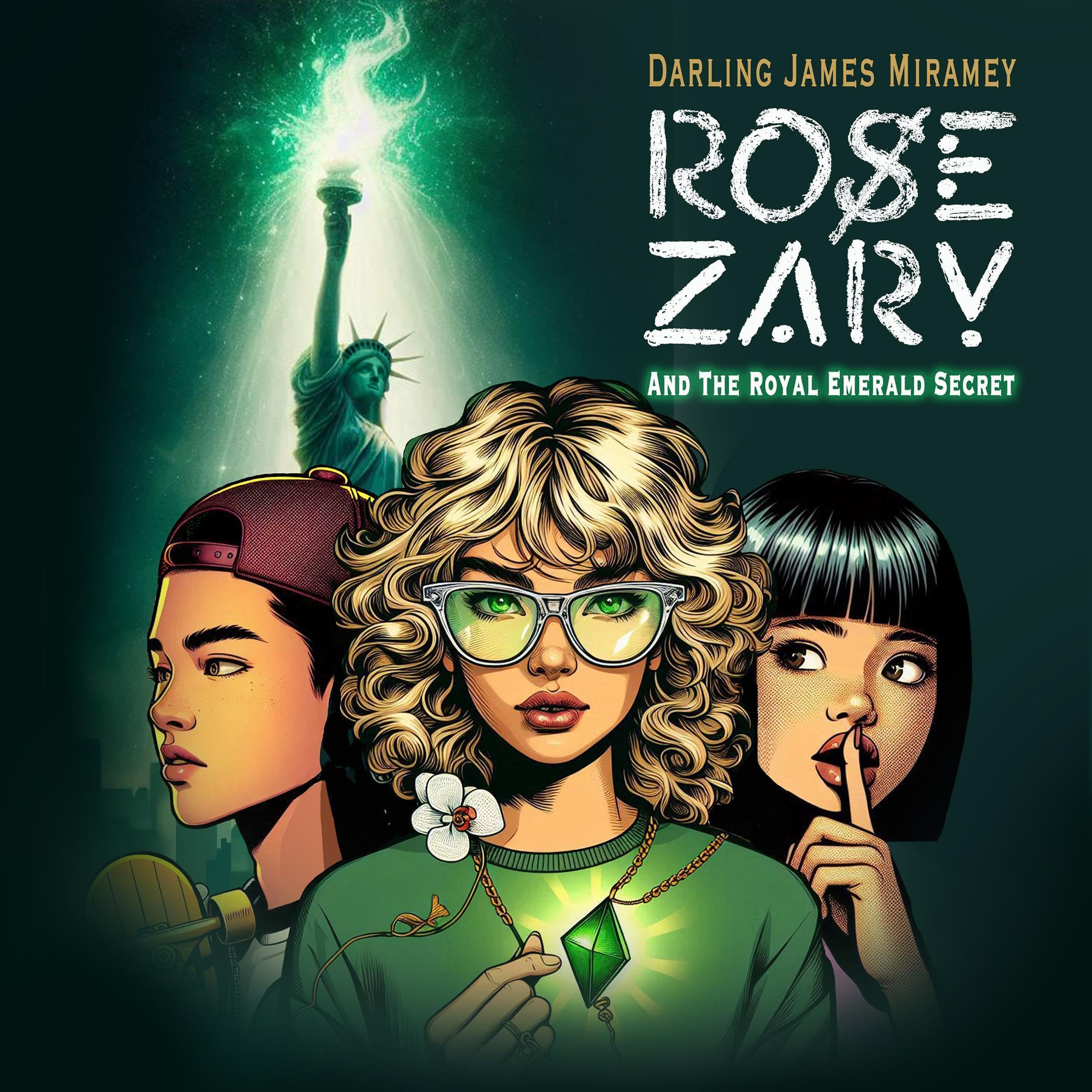 Cover art for Rose Zary and the Royal Emerald Secret